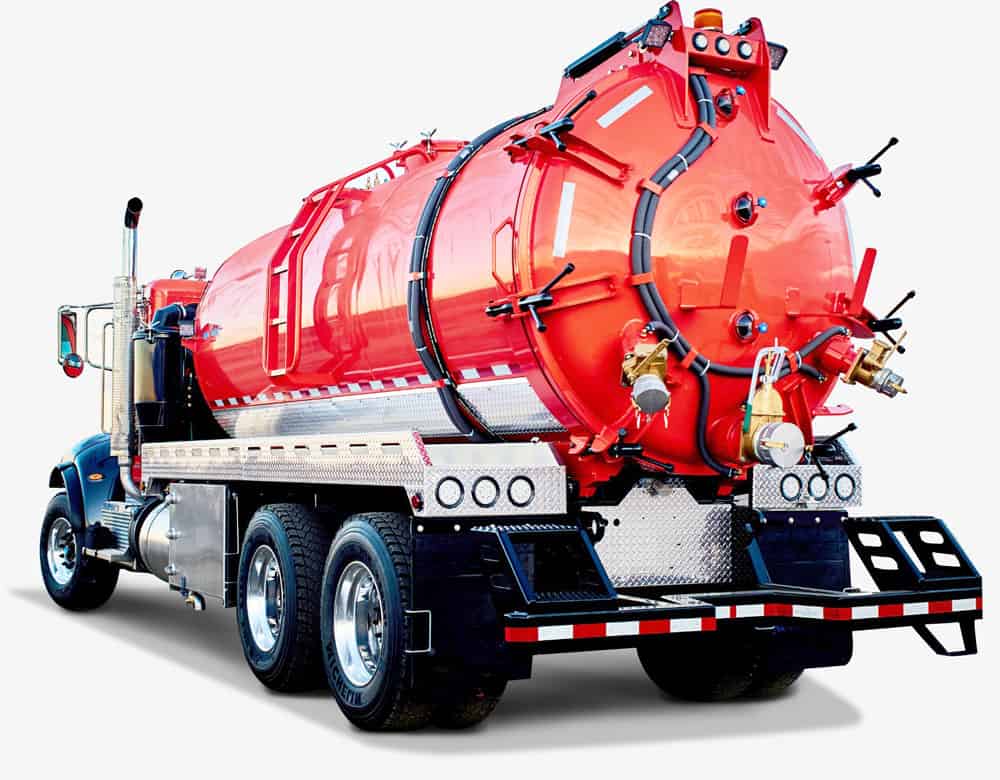 septic pumping truck