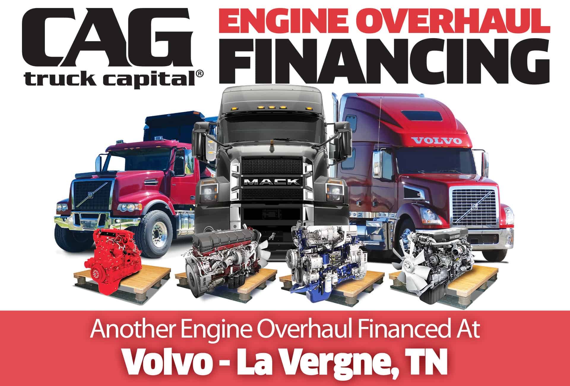 Volvo Engine Overhauls In La Vergne, TN