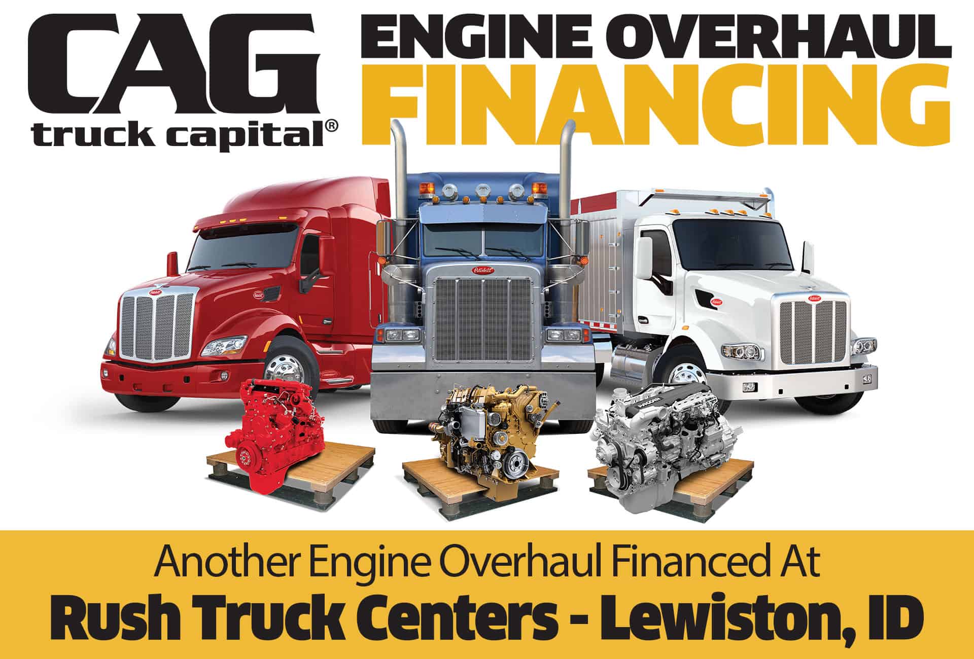 Rush Peterbilt Engine Overhaul Financing Lewiston ID