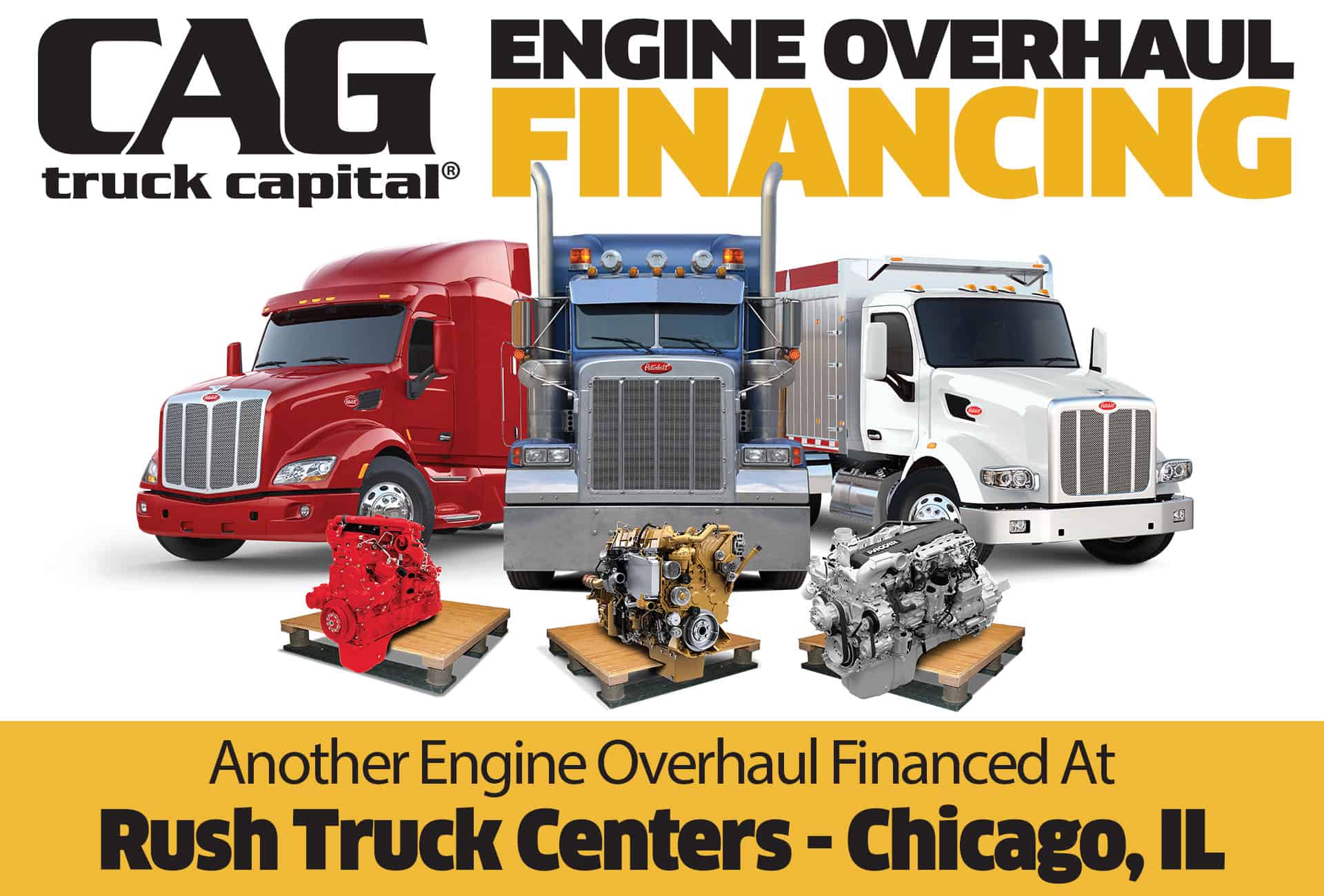 Rush Peterbilt Engine Overhaul Financing Chicago IL