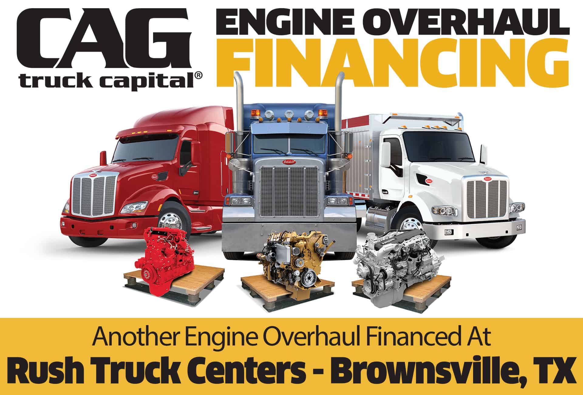 Rush Peterbilt Engine Overhaul Financing Brownsville TX