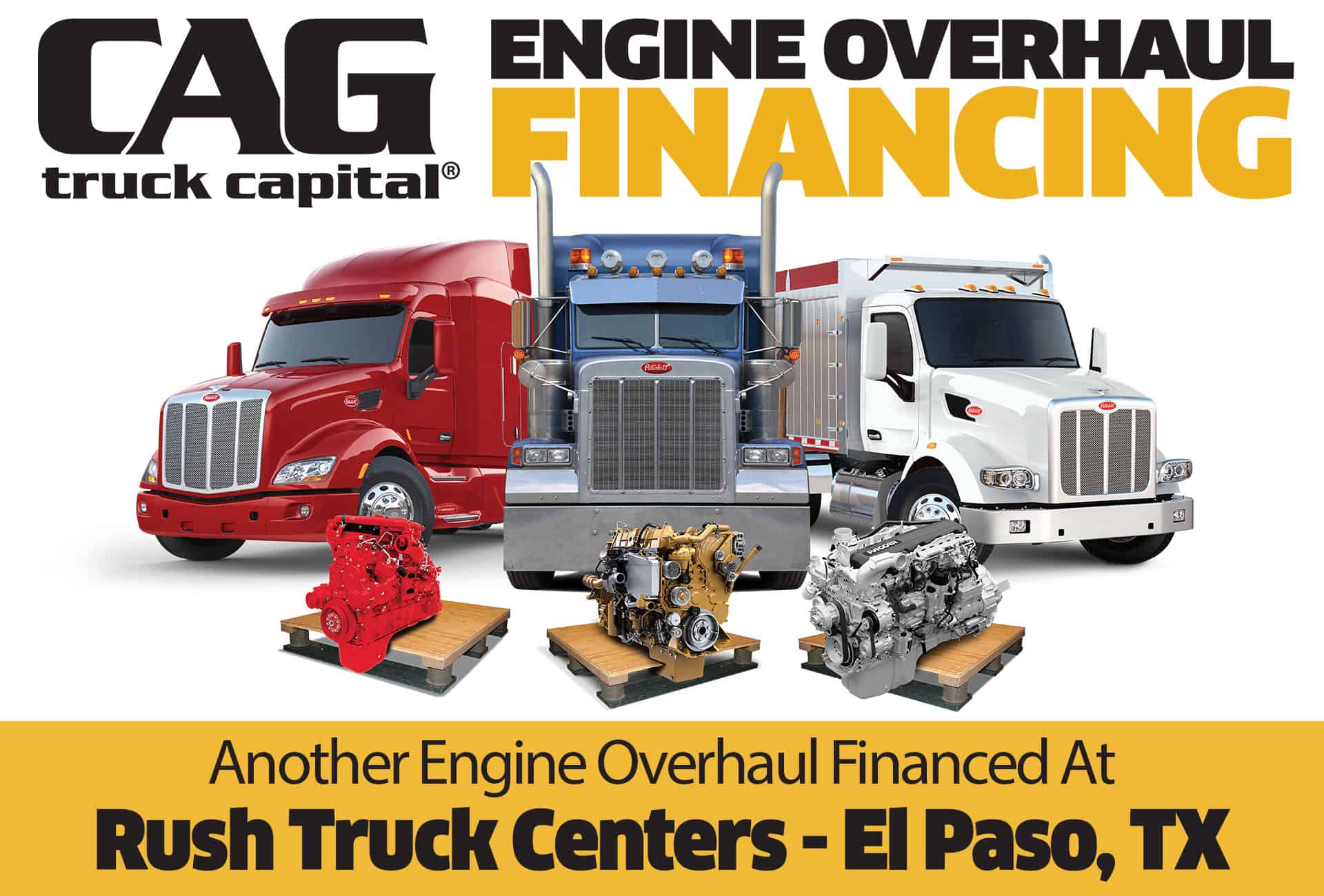 Rush Peterbilt Engine Overhaul Financing El Paso TX