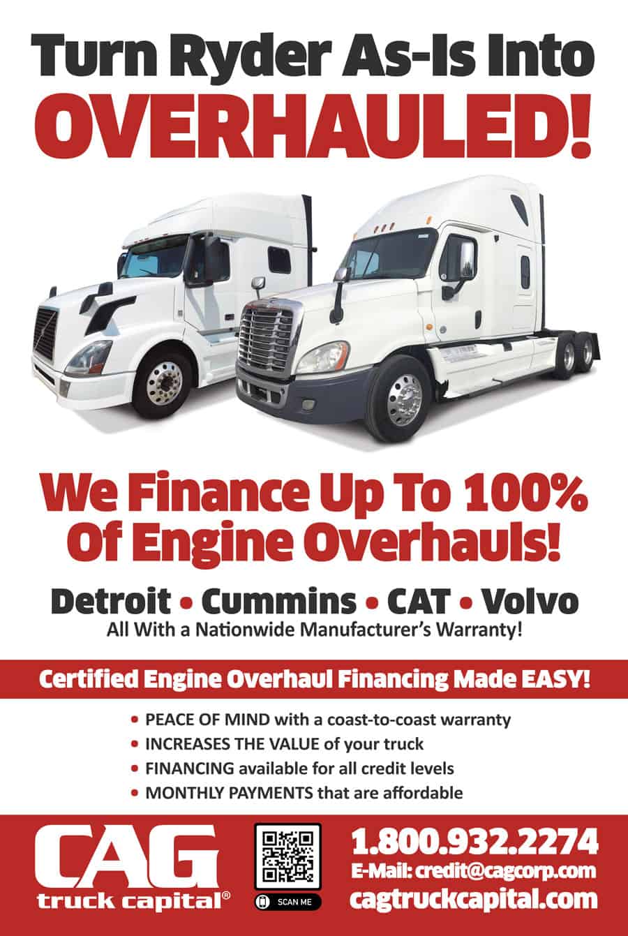 Ryder Truck Engine Overhauls