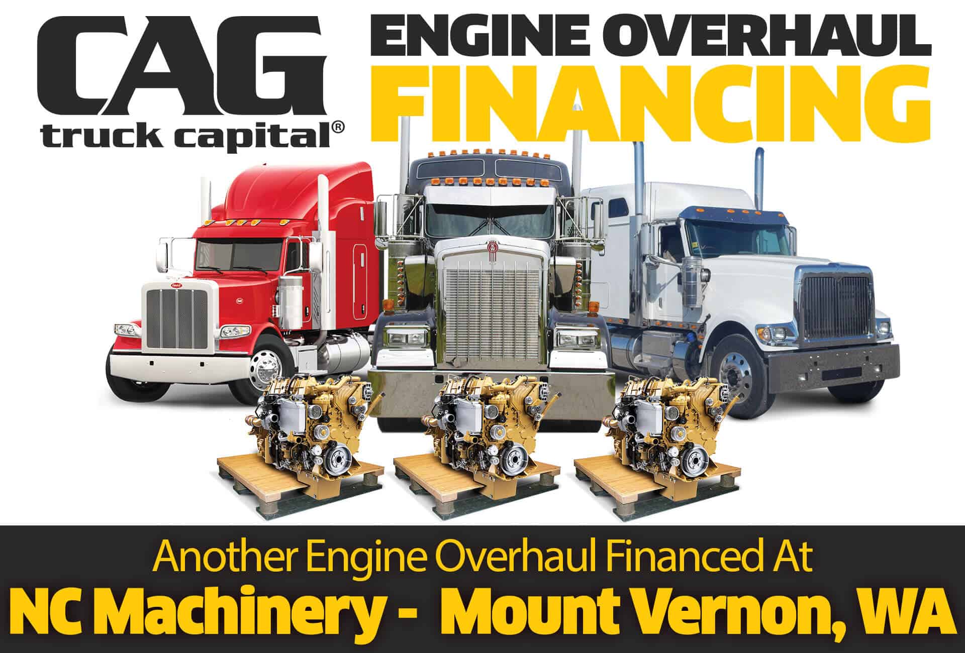 CAG Finances Engine Overhauls in Mount Vernon, WA