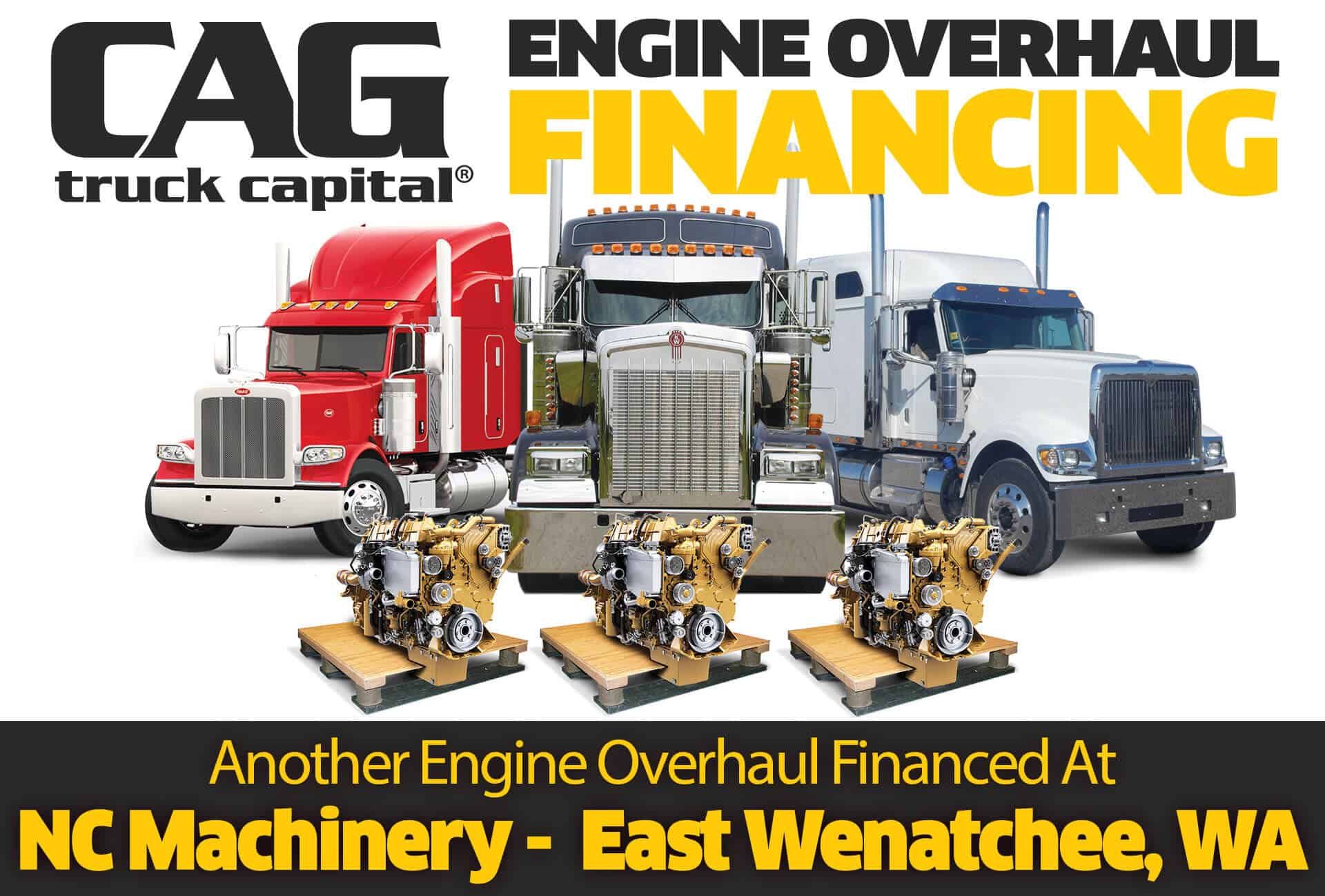 CAG Finances Engine Overhauls In East Wenatchee, WA