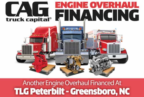 CAG Finances Peterbilt Engine Overhauls in Greensboro, NC