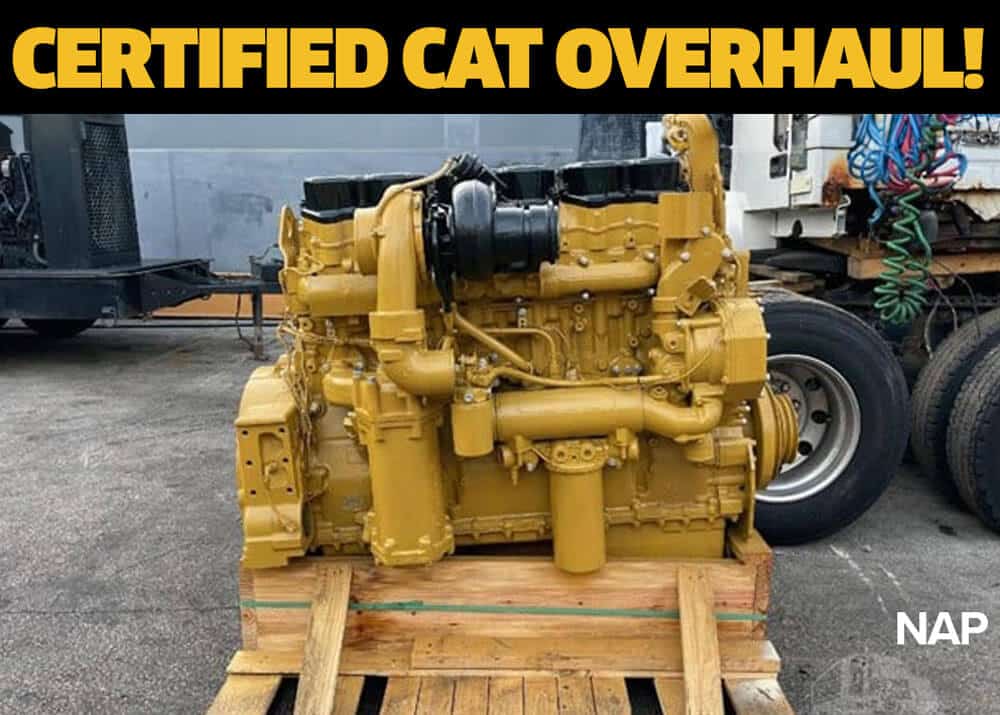 Overhauled CAT engine for sale with rebuild